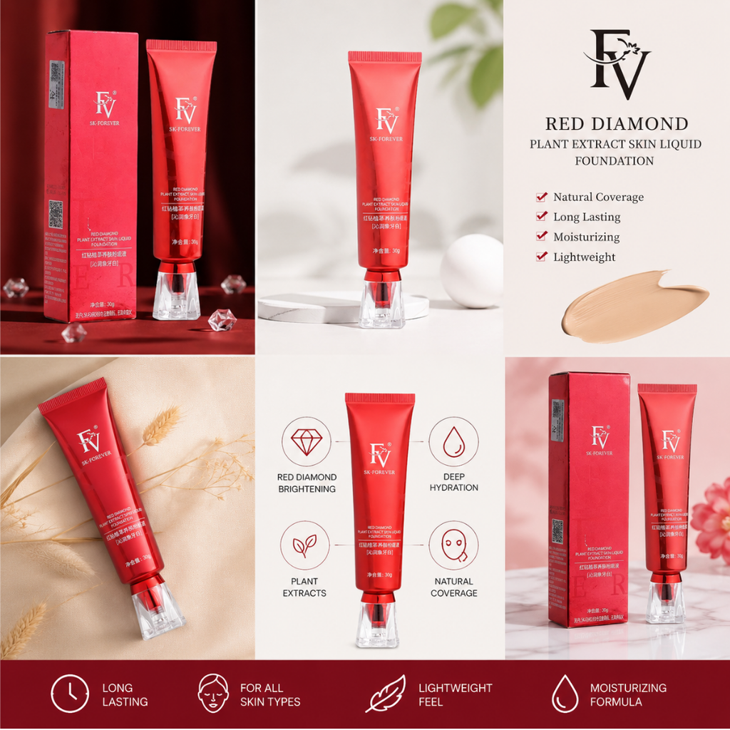 FV Foundation – Full Coverage Flawless Finish Liquid Foundation